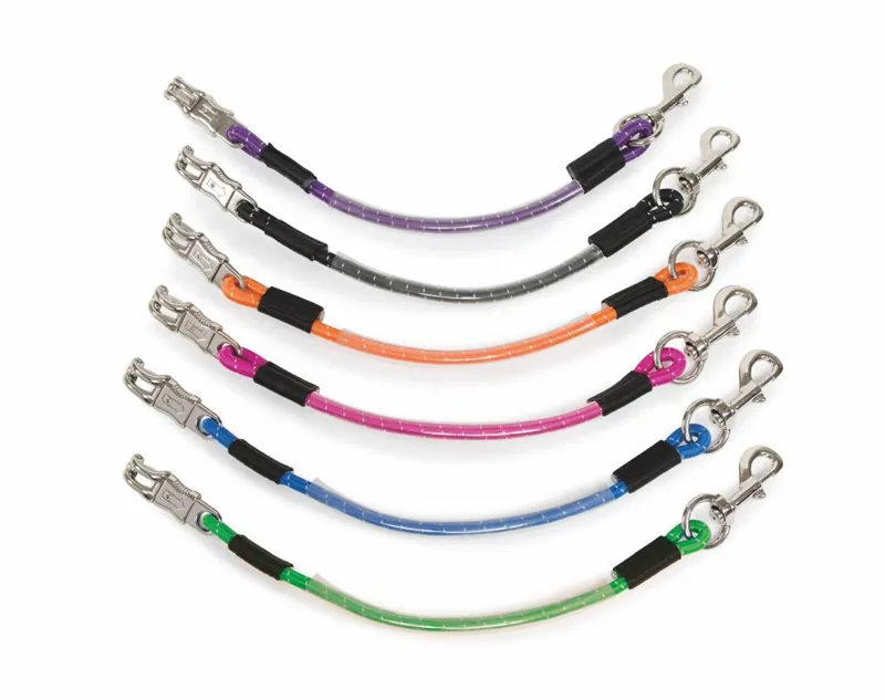 Shires Heavy Duty Trailer Tie Orange-1